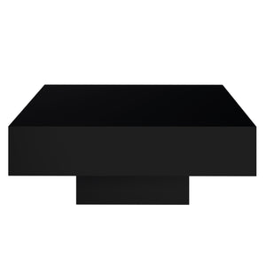 Noosa Square Concrete Indoor/Outdoor Coffee Table Black