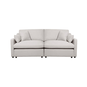 Aviva 3 Seater Modular Sofa in Warm Light Grey