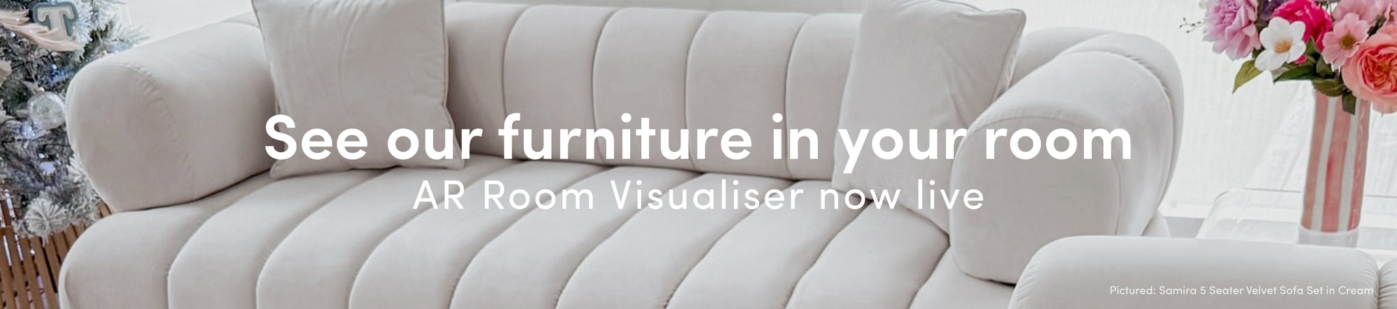 See our furniture in your room. AR Room Visualiser now live