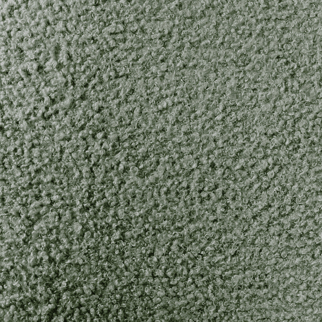 Close-up view of the Carya Kids Single Fabric Boucle Bed Frame in Mint Green, showcasing the textured loop-pile bouclé fabric, highlighting its elegant design and soft, cushioned surface.