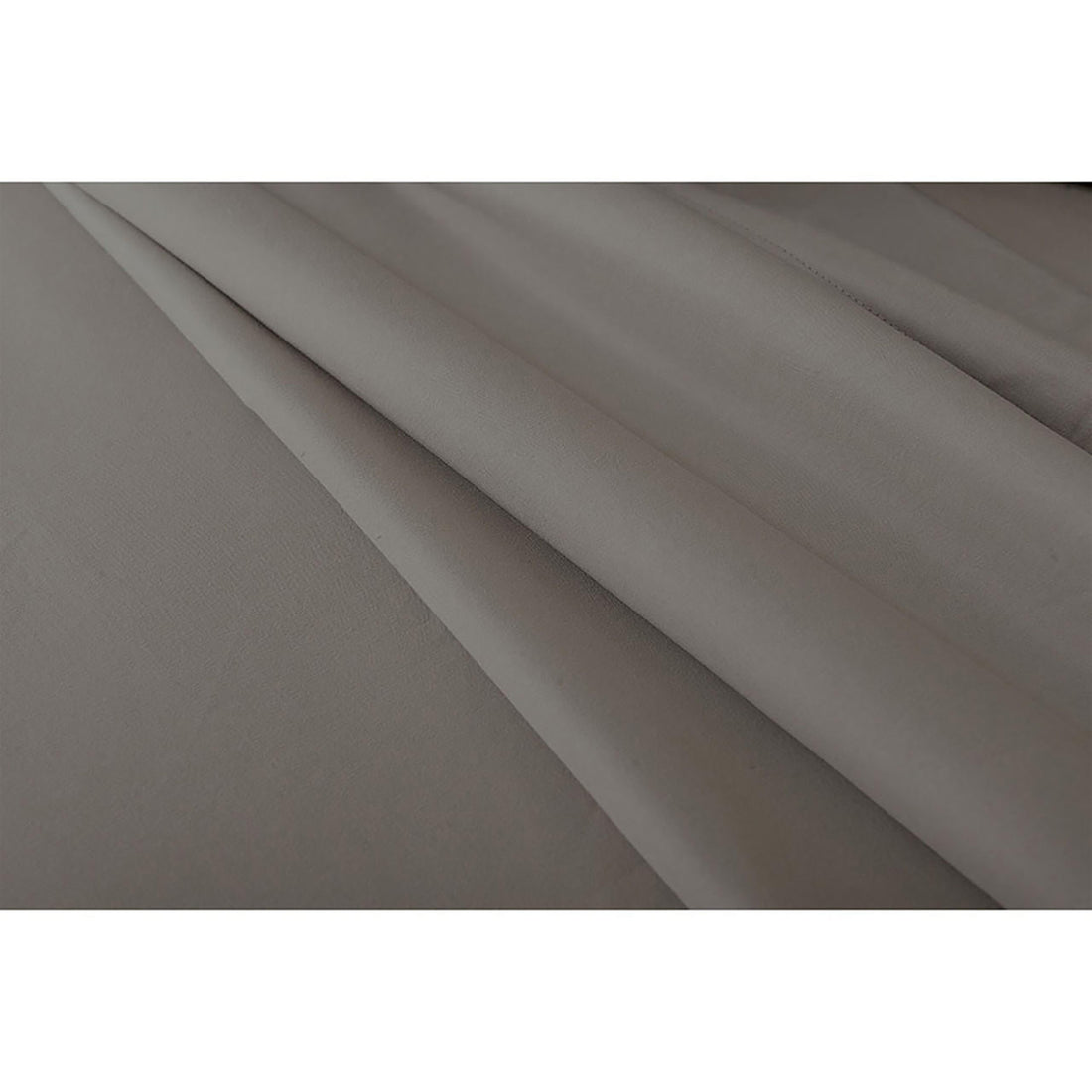 Valeria 1000TC Ultra Soft Bed Sheet Set Super King in Grey, showing close-up of folded fabric texture and drape