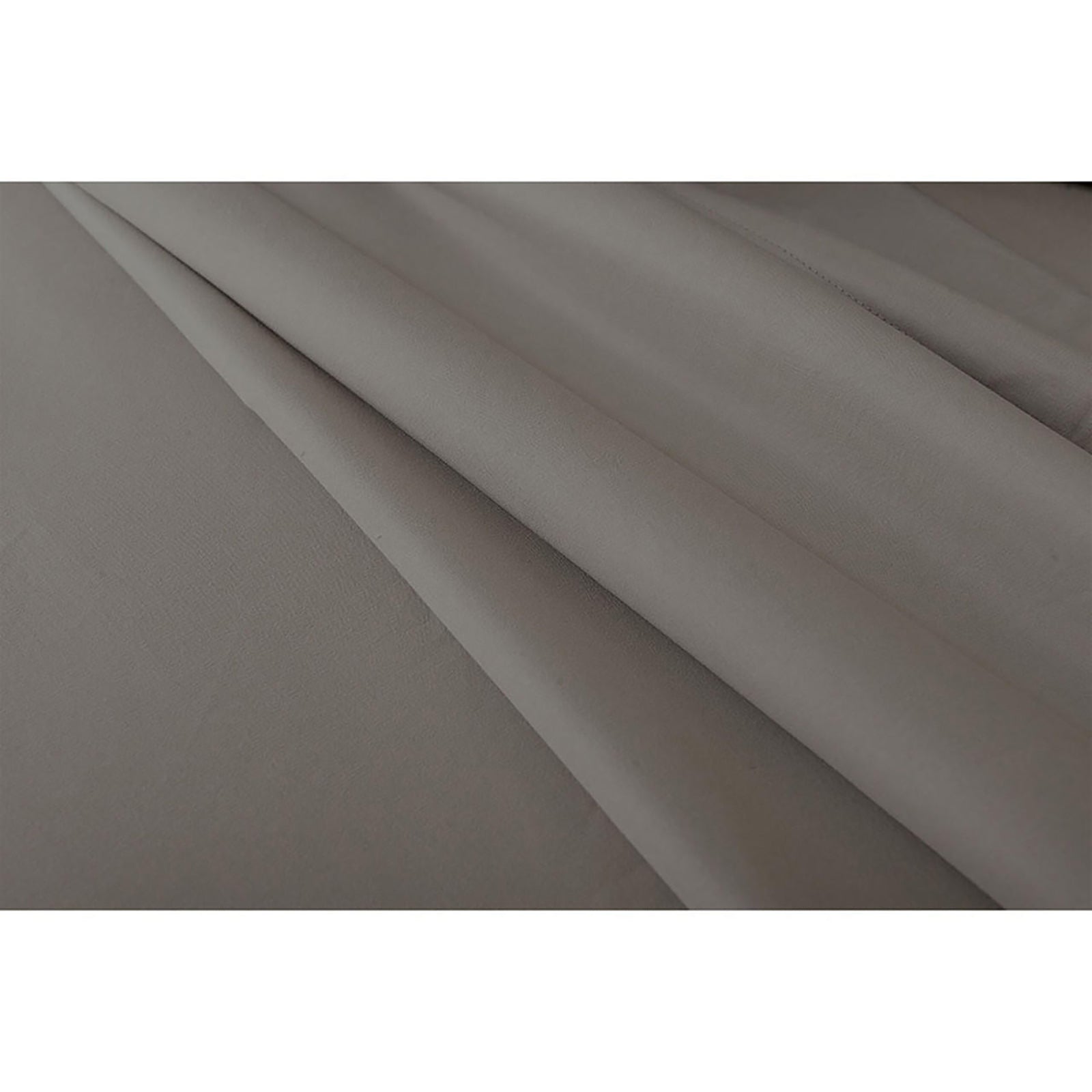 Valeria 1000TC Ultra Soft Bed Sheet Set Super King in Grey, showing close-up of folded fabric texture and drape