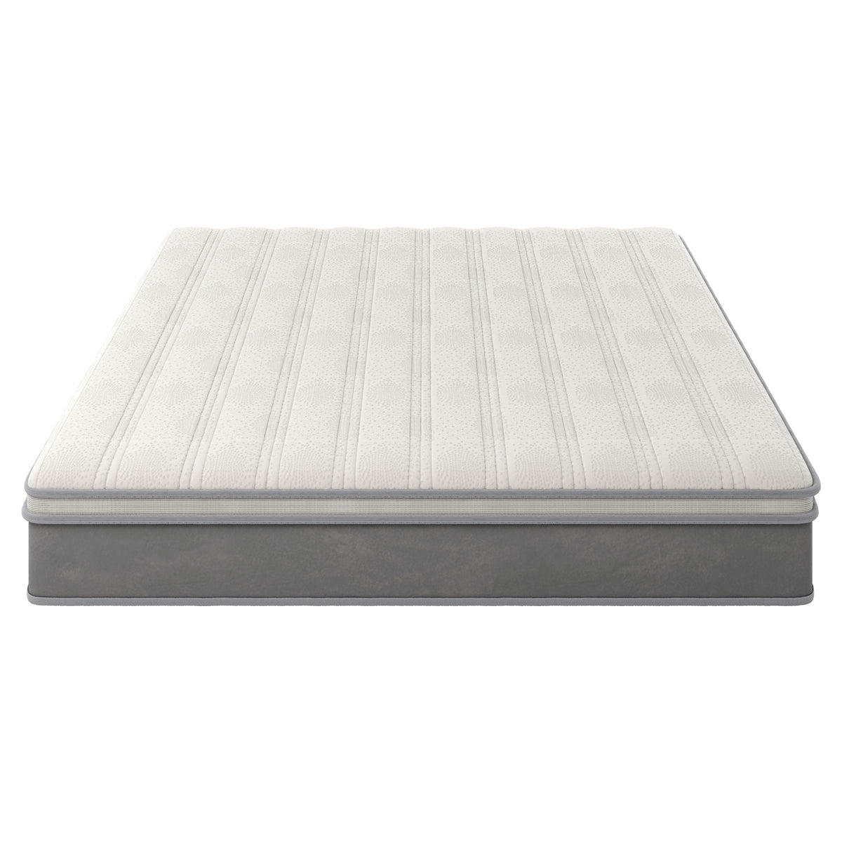 Delia King 28cm Medium Firm Euro Top Latex Mattress features a plush Euro top quilting, high-density latex layers, and individually wrapped springs, offering a luxurious, supportive sleeping surface perfect for comfort and body contouring.