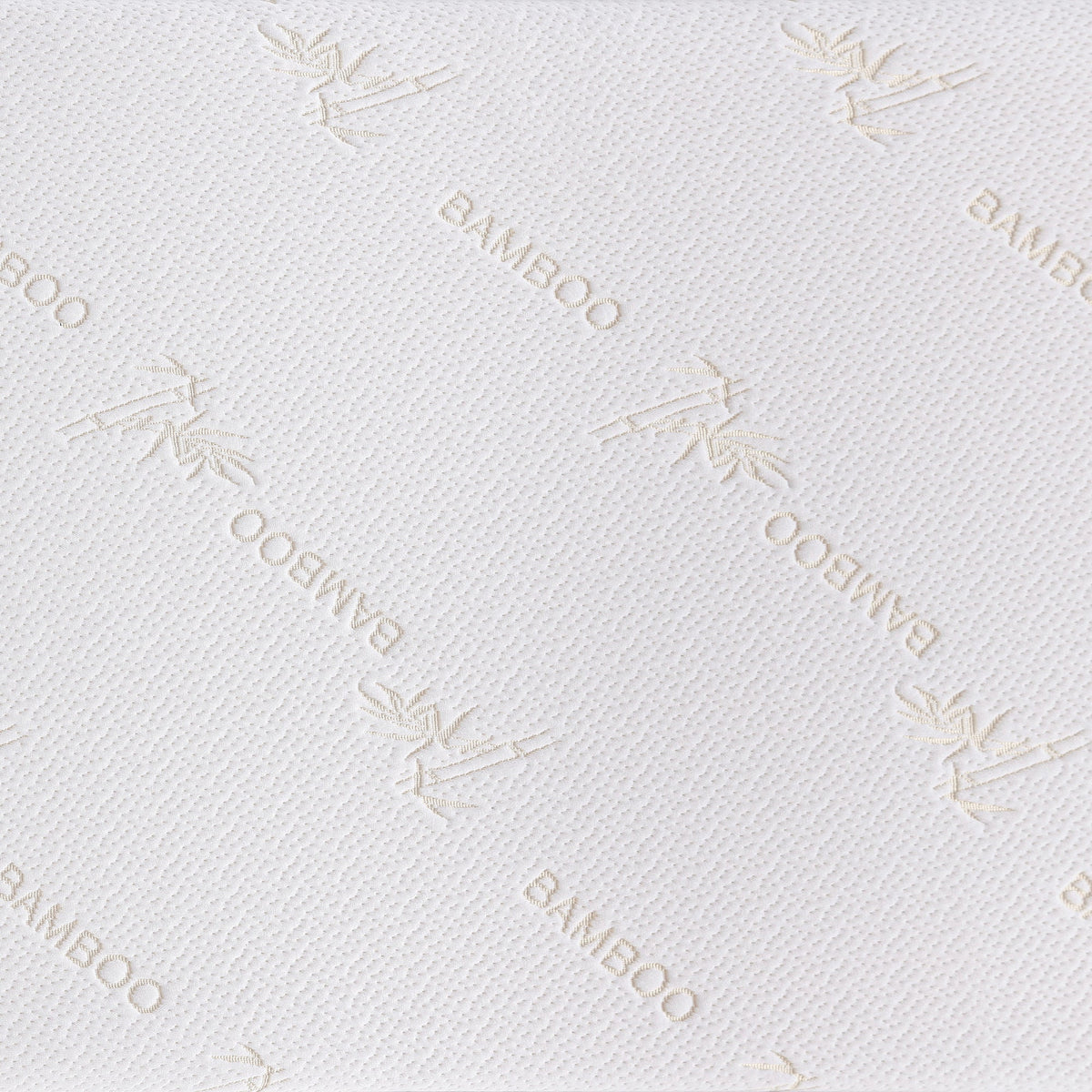 Close-up of the Plico Bamboo Folding Foam Mattress - Queen, highlighting its smooth surface texture and folded state. The image emphasizes the product's compact design suitable for easy storage and transport.