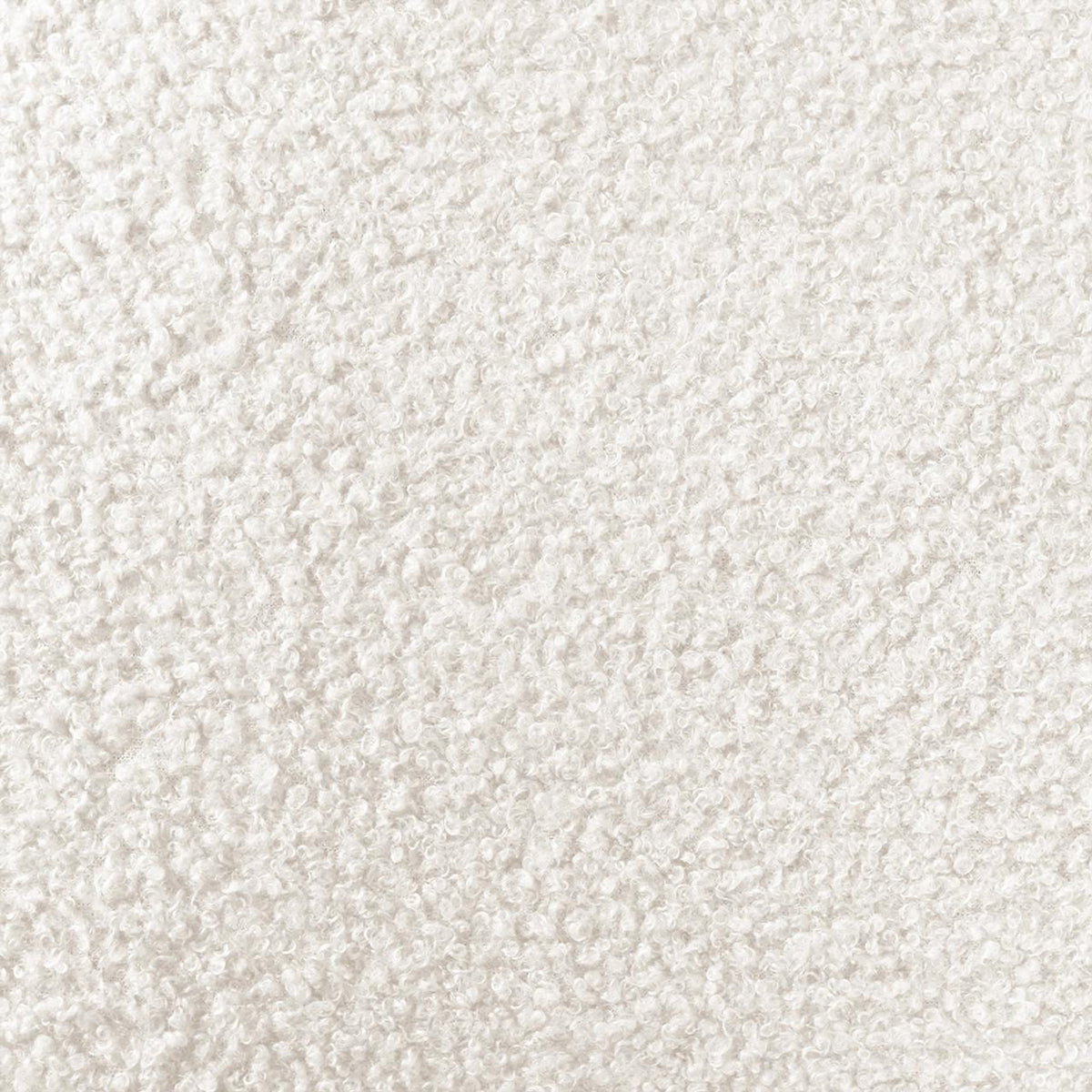 Nikias Super King Boucle Fabric Bed Frame in Cream White, highlighting a plush tufted headboard with soft, looped-pile bouclé upholstery, showcasing its luxurious texture and elegant design.