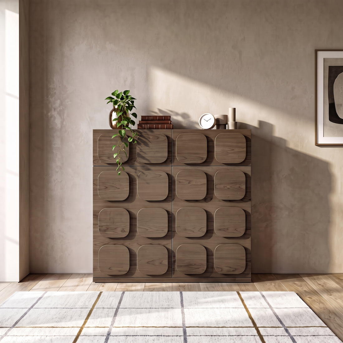 Adrian 100cm Storage Sideboard in Walnut