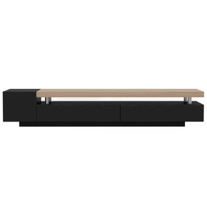 Kandi 180cm Entertainment Unit with Drawers in Black