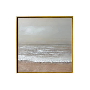 Sable 80x80cm Coastal Framed Textured Canvas 3D Wall Art