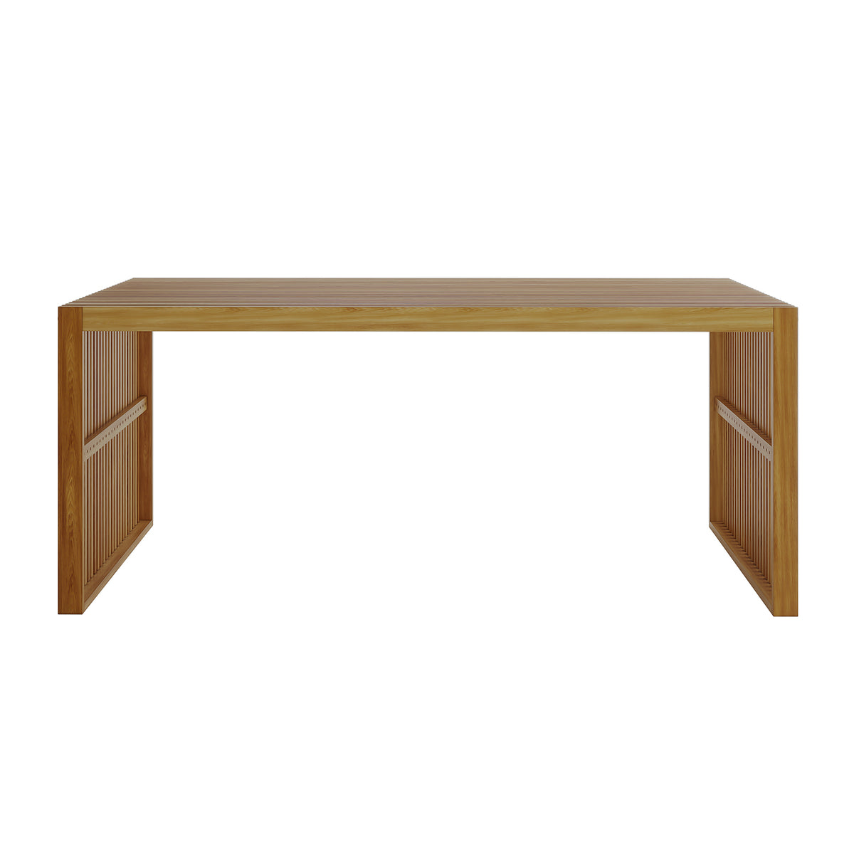 Grenfela 5 Seater Solid Timber Outdoor Dining Set features a sturdy wooden table, showcasing its durable acacia wood construction and natural grain patterns, ideal for enhancing outdoor gatherings.