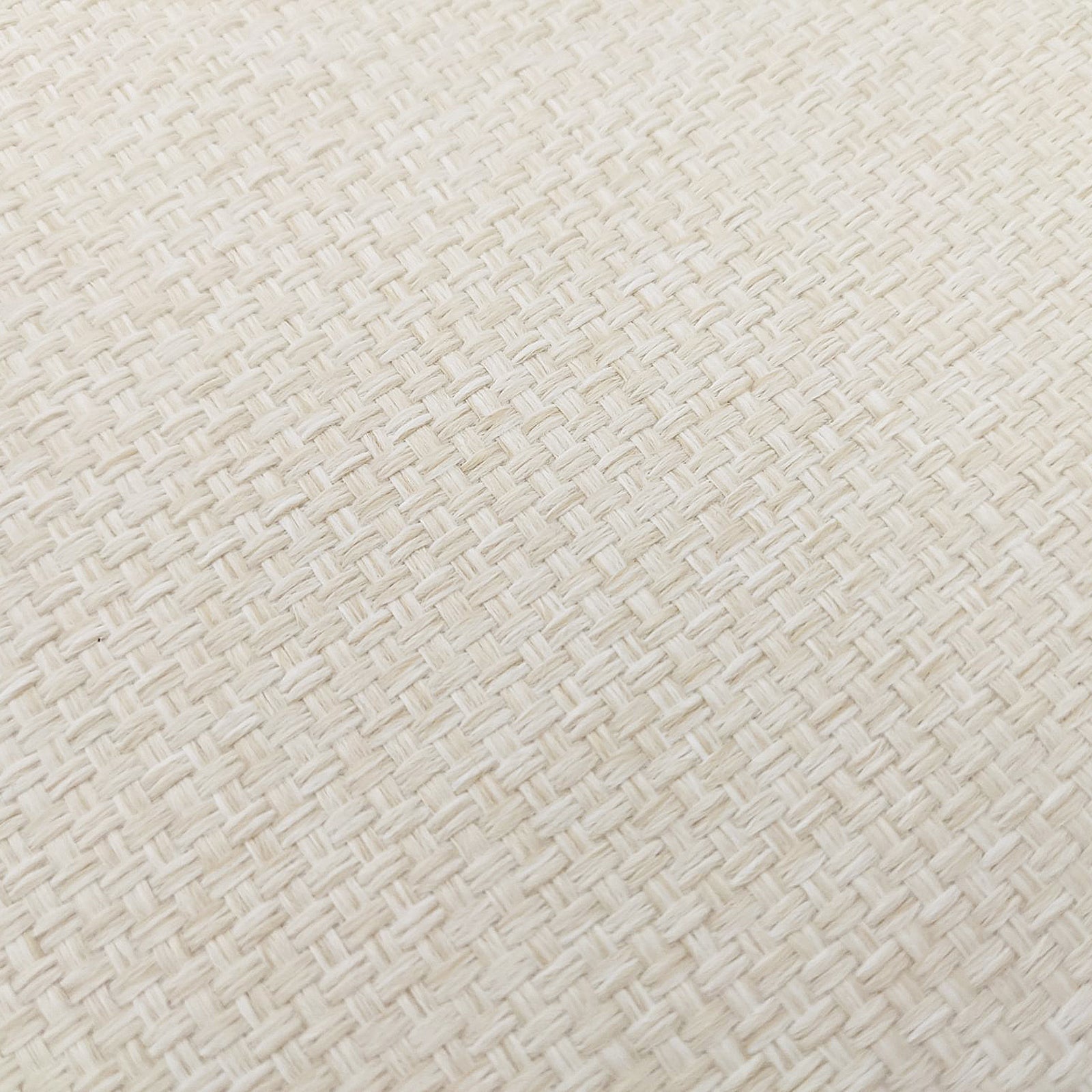 Close-up of the Lowanna 4pc Aluminium Rope Wicker Outdoor Lounge Set, showcasing the intricate woven fabric texture, emphasizing its stylish design and durability for enhancing outdoor living spaces.