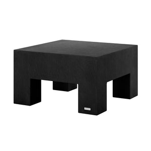 Maxon Square Outdoor Concrete Coffee Table in Black