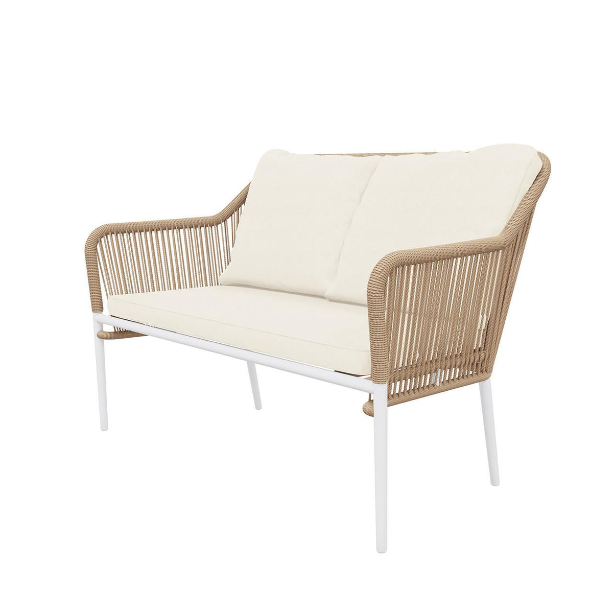 Navarre 4 Seater Aluminum Outdoor Sofa Set - Natural