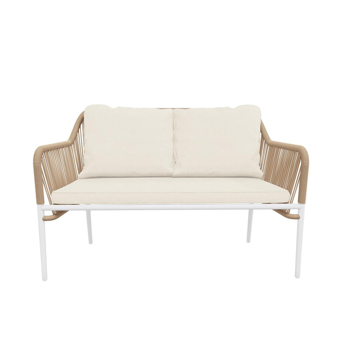 Navarre 4 Seater Aluminum Outdoor Sofa Set - Natural