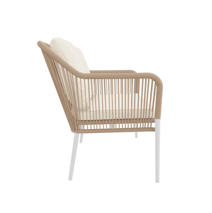 Navarre 4 Seater Aluminum Outdoor Sofa Set - Natural