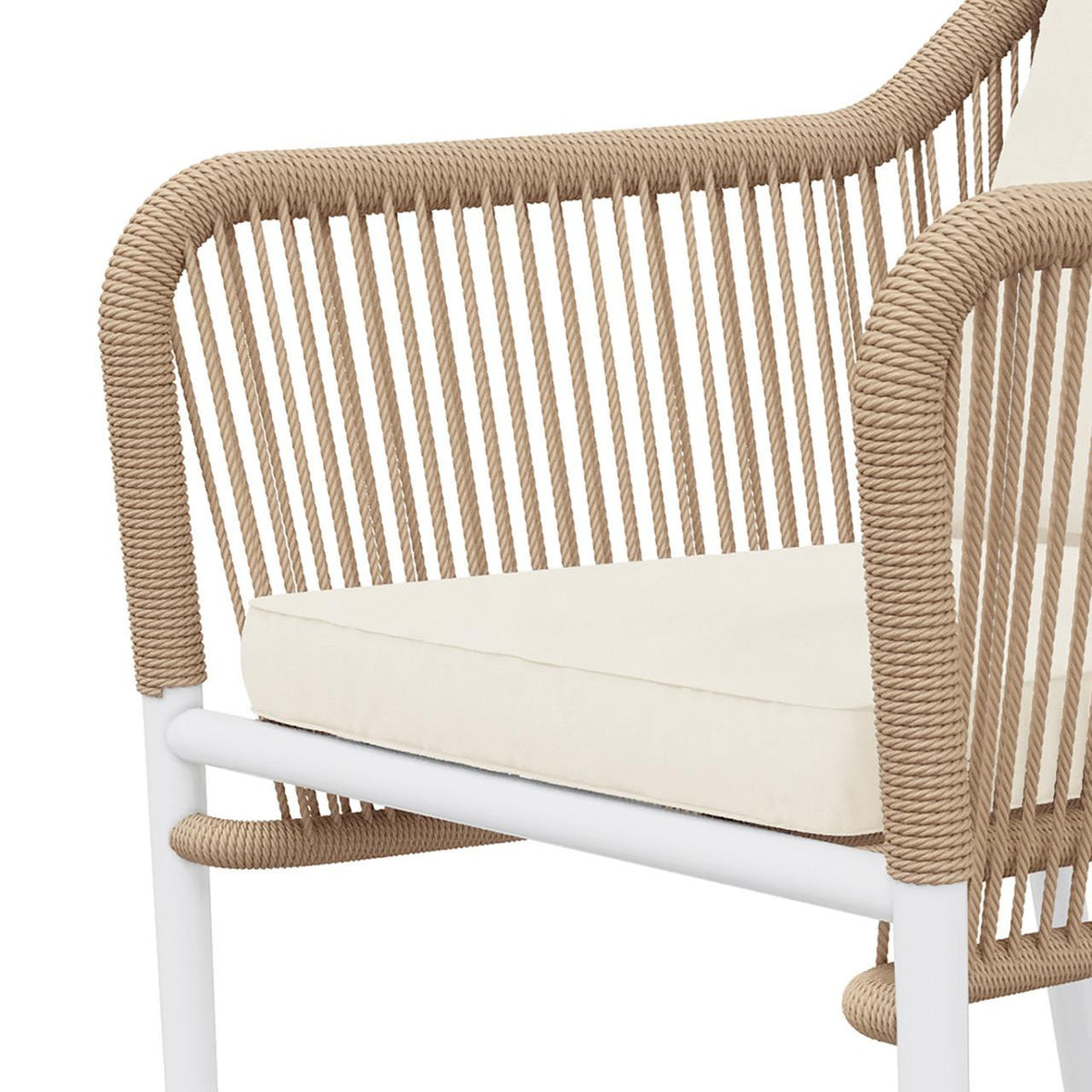 Navarre 4 Seater Aluminum Outdoor Sofa Set - Natural