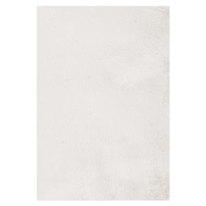 Azaliya 160x230cm Faux Rabbit Fur Floor Rug in Cream White