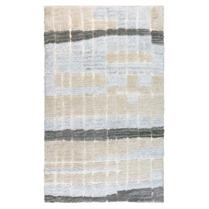 Isaac 200x300cm Abstract Wool Blend Handwoven Shag Rug