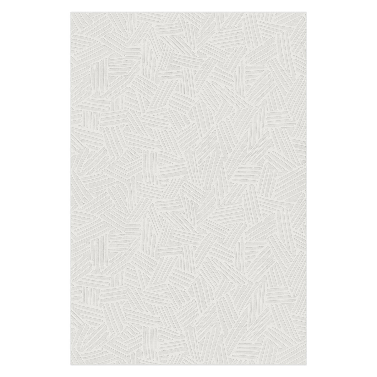 Malung 120x180cm Contemporary Indoor Floor Rug featuring a subtle, embossed linear pattern in a tessellated arrangement, offering a modern and luxurious touch to any interior space.