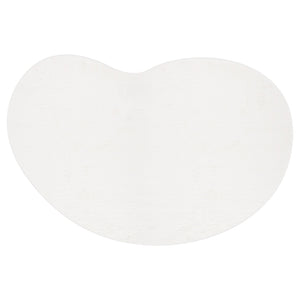 Parna 200 x 300cm Curved Soft Rug in Cream White