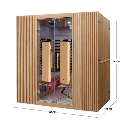 Hehku 4 Person Ultra Low EMF Full Spectrum Infrared Sauna