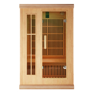 Hirsi 2 Person Carbon Fibre Infrared Indoor Home Sauna