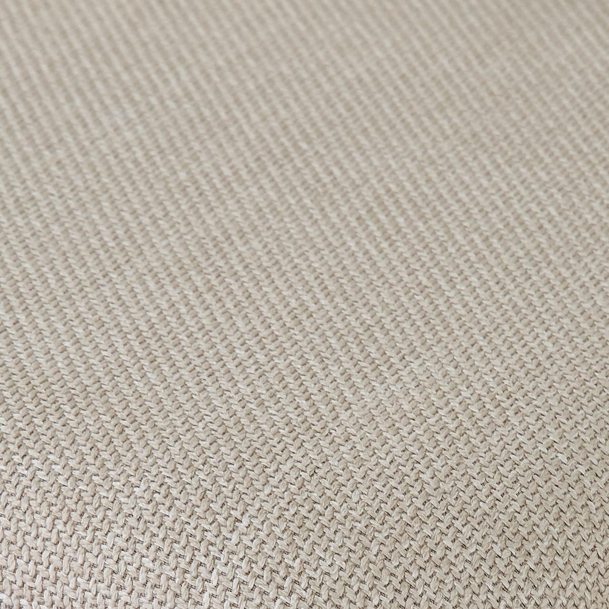 Audrey Curved Fabric Dining Chair Set of 2 in Beige features tightly woven beige upholstery, showcasing its durable linen-style fabric and plush foam padding for a cosy, modern dining experience.