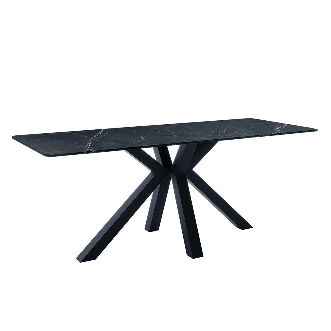 Avalon 200cm Ceramic Porcelain Dining Table - Black