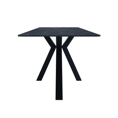 Avalon 200cm Ceramic Porcelain Dining Table - Black