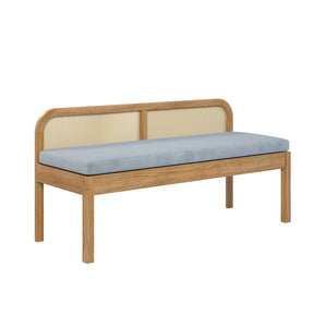 Dana 120cm Solid Oak Hardwood Bench in Natural