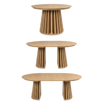 Henri 120cm–200cm Extendable Dining Table in Oak
