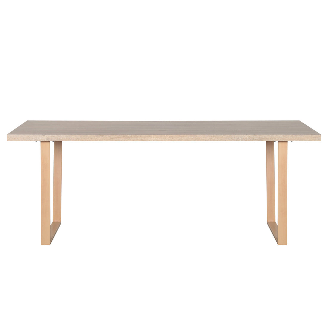 Oregon & Florida 8 Seater Dining Table & Chair Set in Grey, featuring a modern rectangular wooden table with U-shaped legs, accompanied by plush corduroy chairs, perfect for contemporary dining spaces.