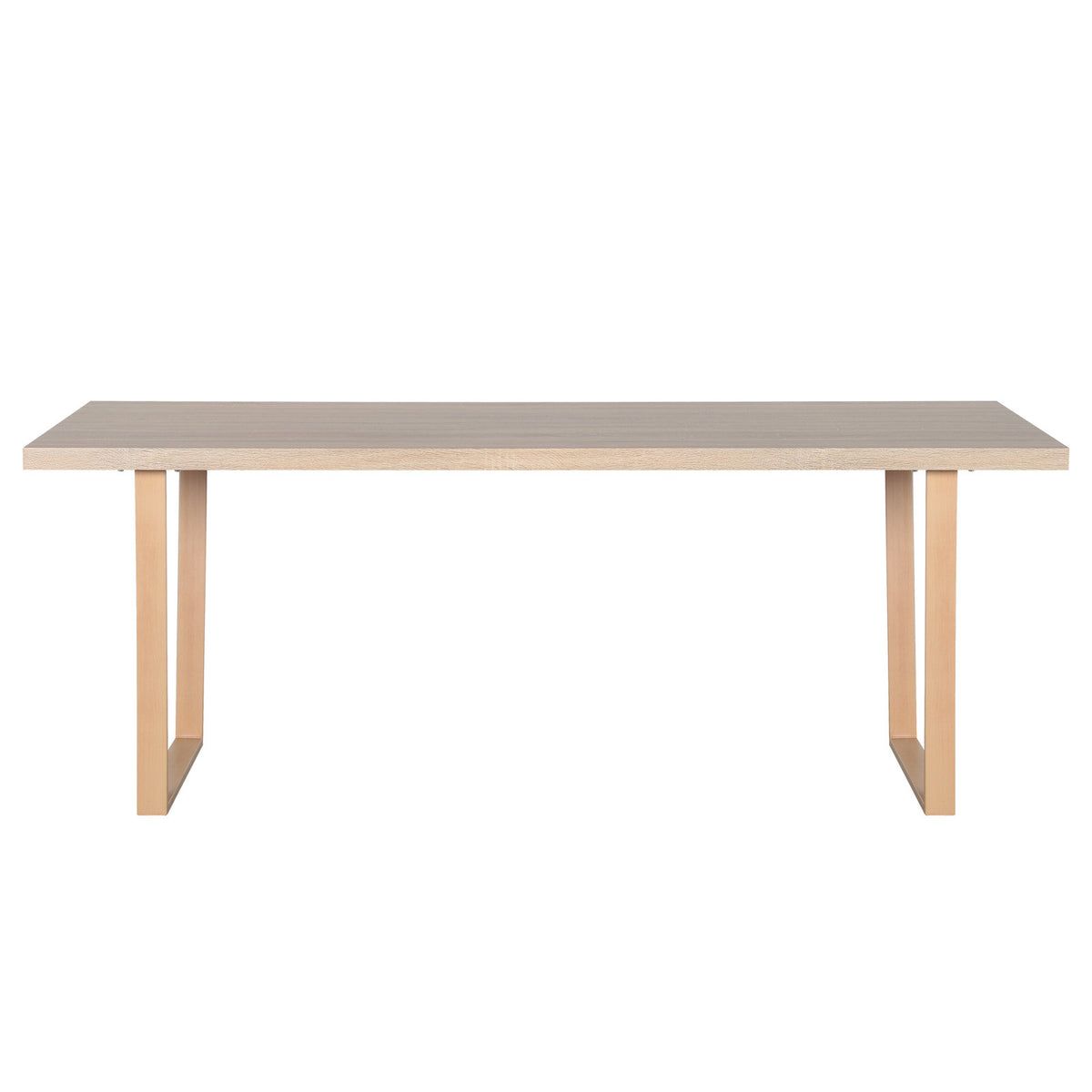 Oregon & Florida 8 Seater Dining Table & Chair Set in Grey, featuring a modern rectangular wooden table with U-shaped legs, accompanied by plush corduroy chairs, perfect for contemporary dining spaces.