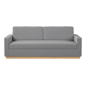Celeste 3 Seater Hardwood Sofa in Ash Fabric