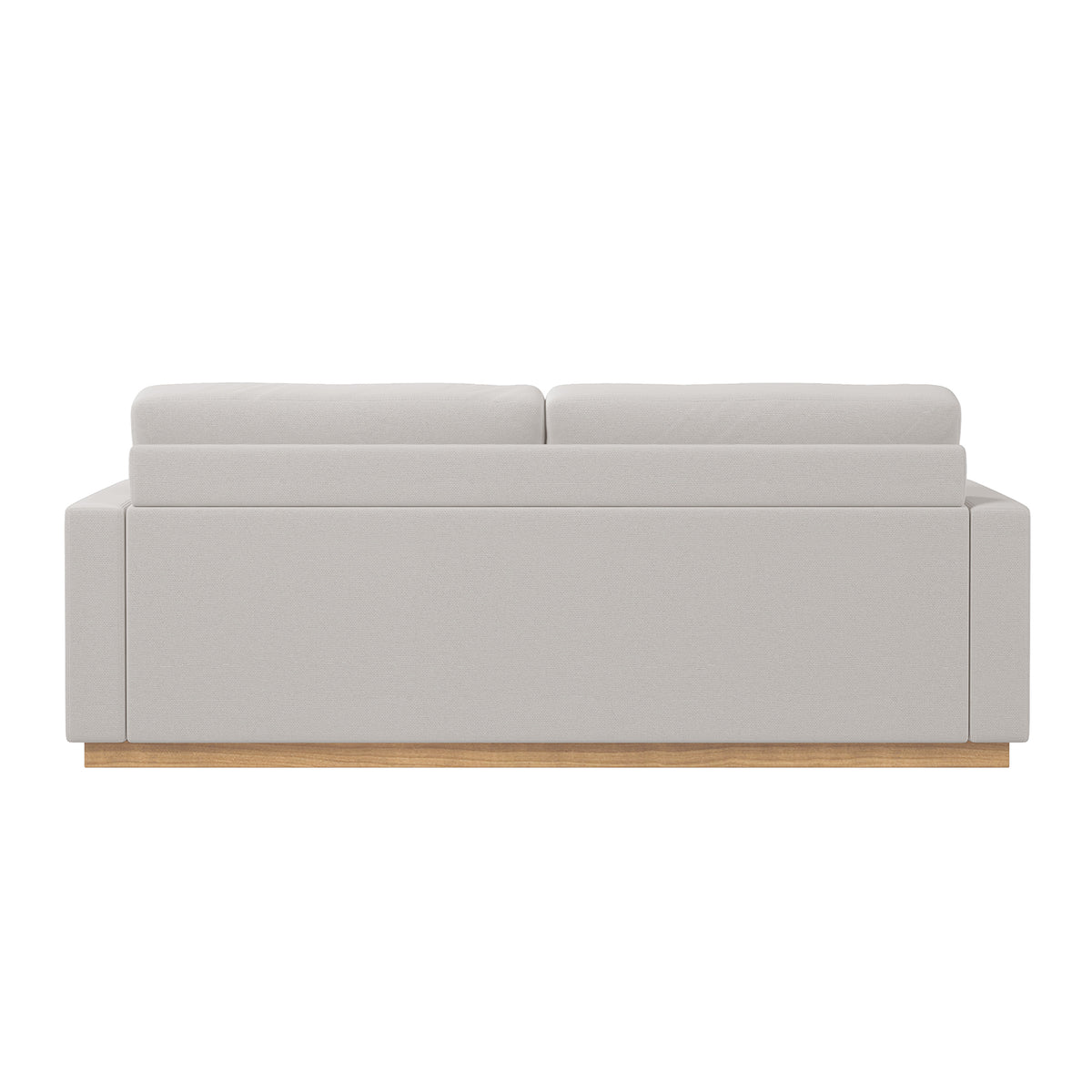 Celeste 3 Seater Hardwood Fabric Sofa Grey, showcasing close-up details of its plush fabric, sturdy rubber wood legs, and elegant design, emphasizing comfort and durability for modern living spaces.