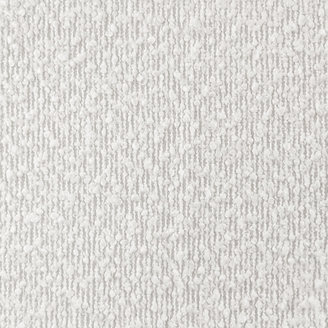 Emiken Boucle Ottoman Stool - Eggshell White