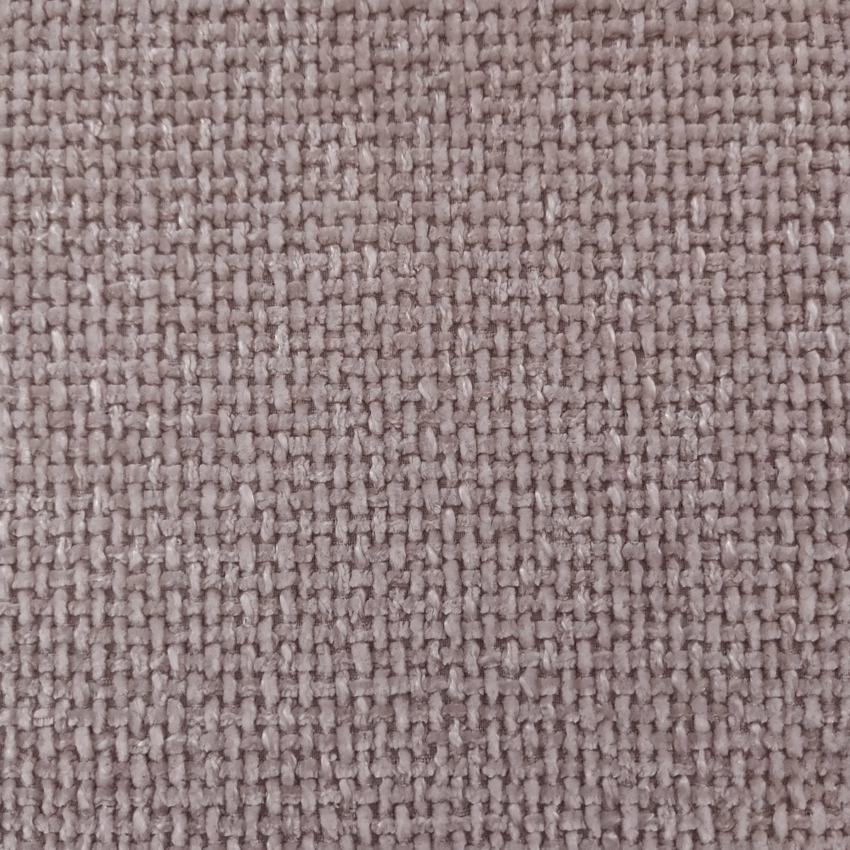 Close-up of the Emiken Chenille Fabric Ottoman Stool in Light Pink, showcasing its soft, textured basket-weave upholstery, ideal for adding style and comfort as a vanity chair or extra seating.