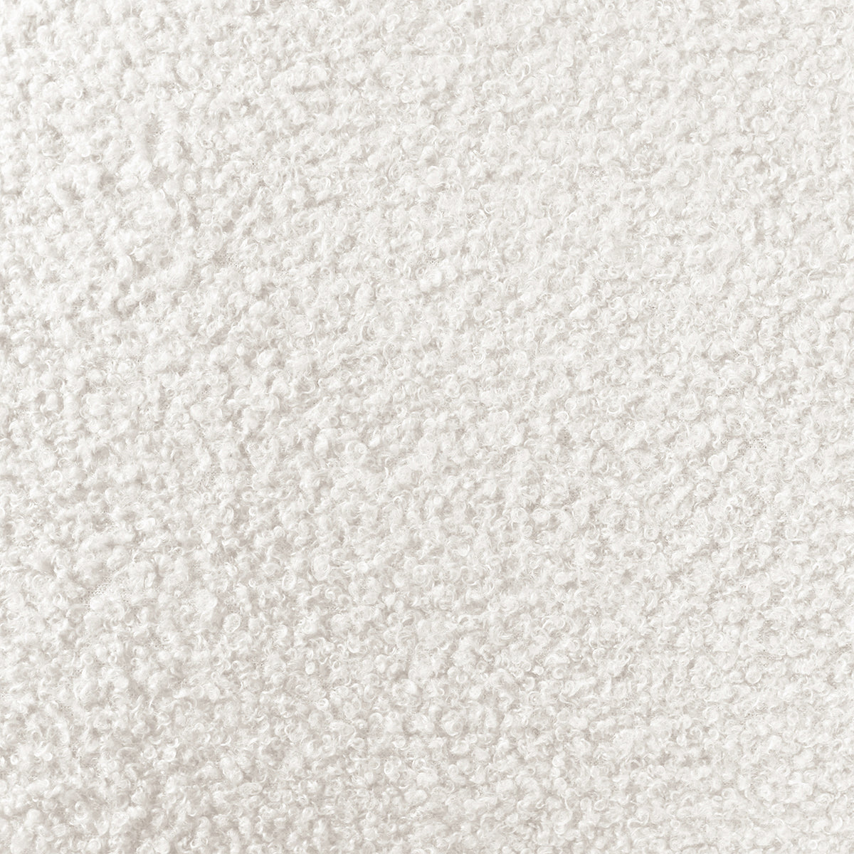 Close-up of the Flore Boucle Kids Chair with Bunny Ears in Cream White, showcasing its soft, nubby boucle fabric texture, resembling tiny curled fibers, highlighting its plush comfort and playful design.