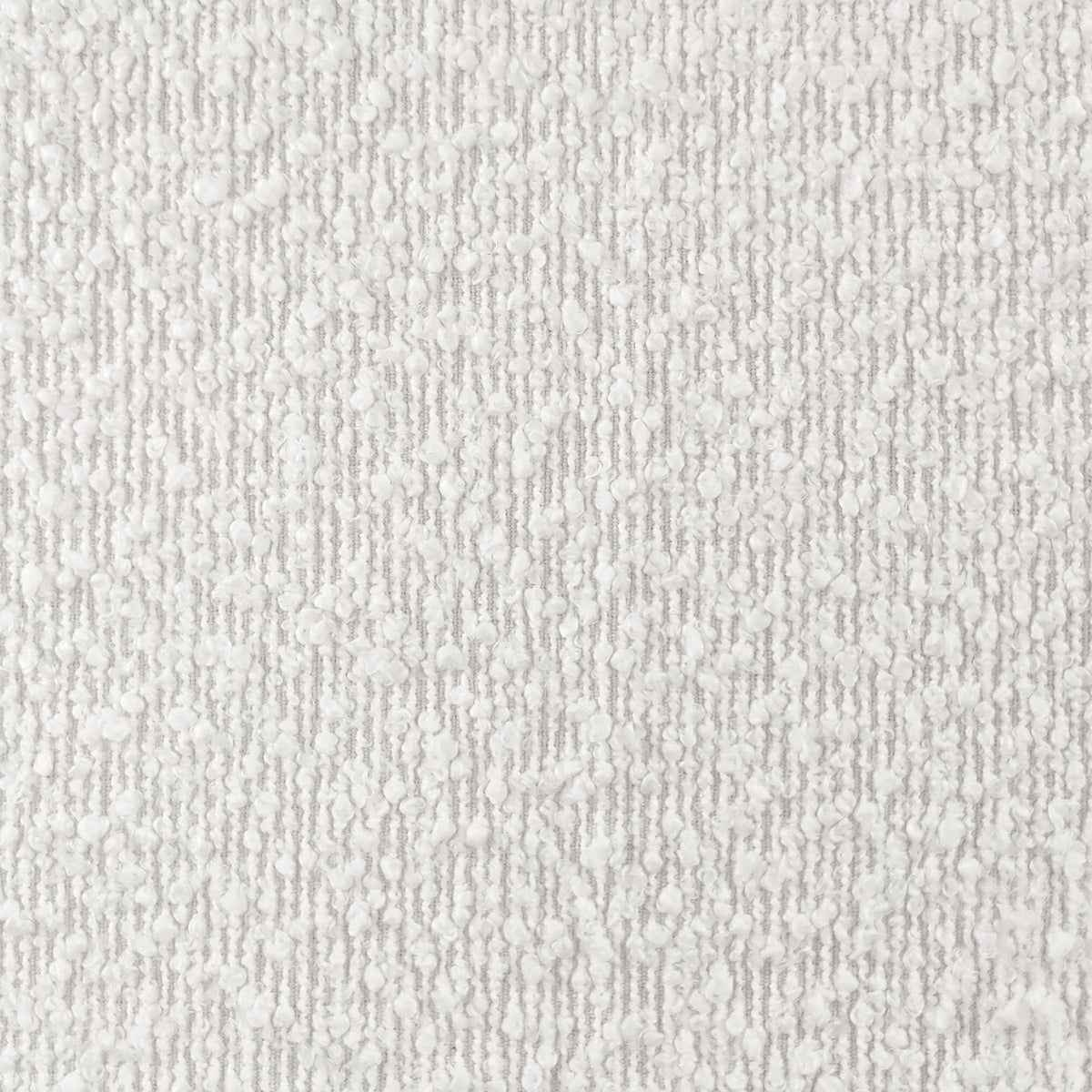 Hirokoz Boucle Ottoman Stool - Eggshell White