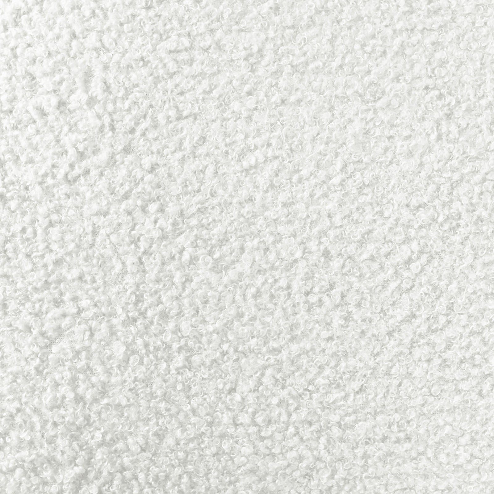 Close-up of the Lyana 4 Seater Boucle Sofa with Right Chaise in Cream White, showcasing the textured loops of the bouclé fabric, emphasizing its luxurious and modern design.
