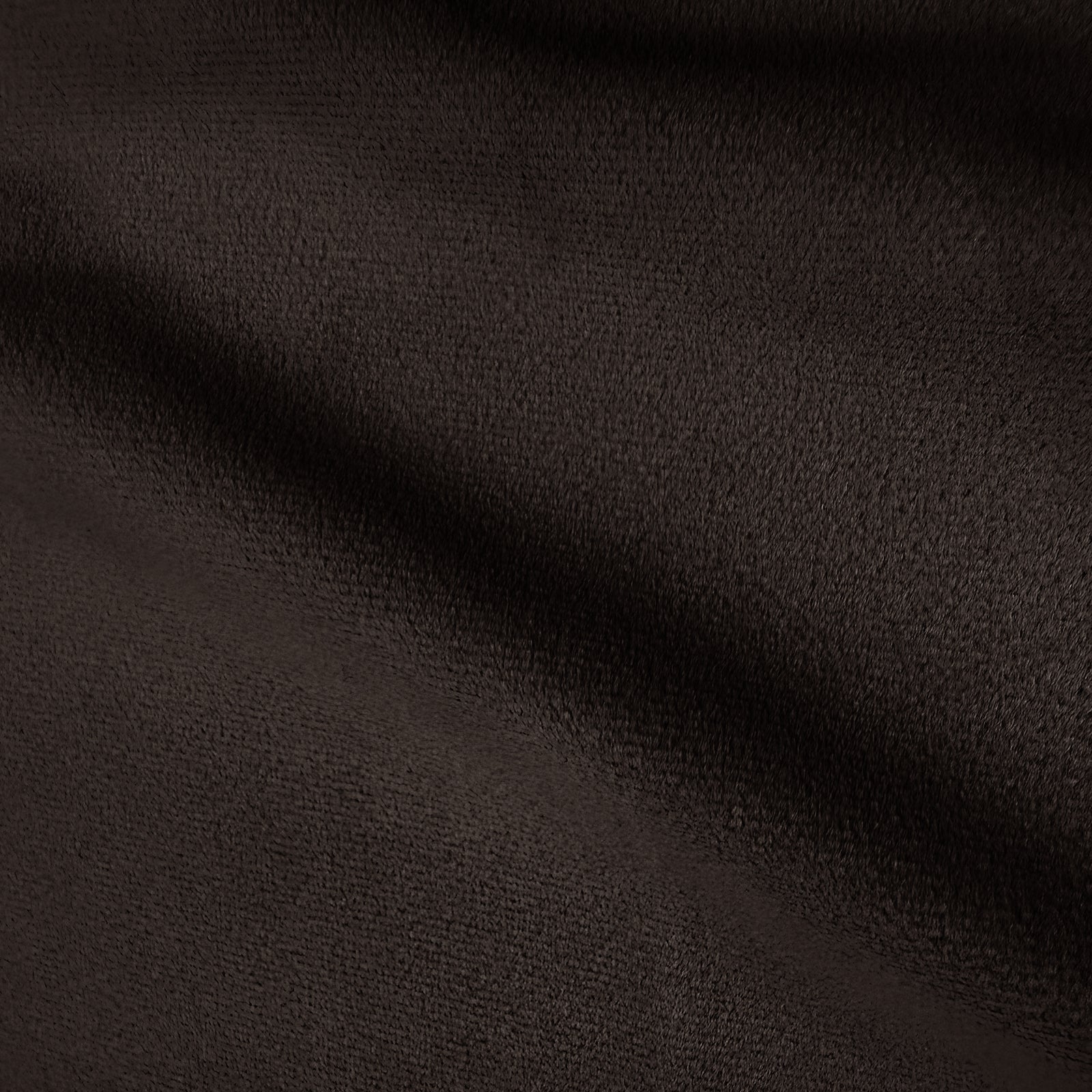 Close-up of Marvik 360° Swivel Accent Chair in Deep Mocha Brown, showcasing its rich velvet texture and uniform, softly napped surface, highlighting luxury and modern design elements.