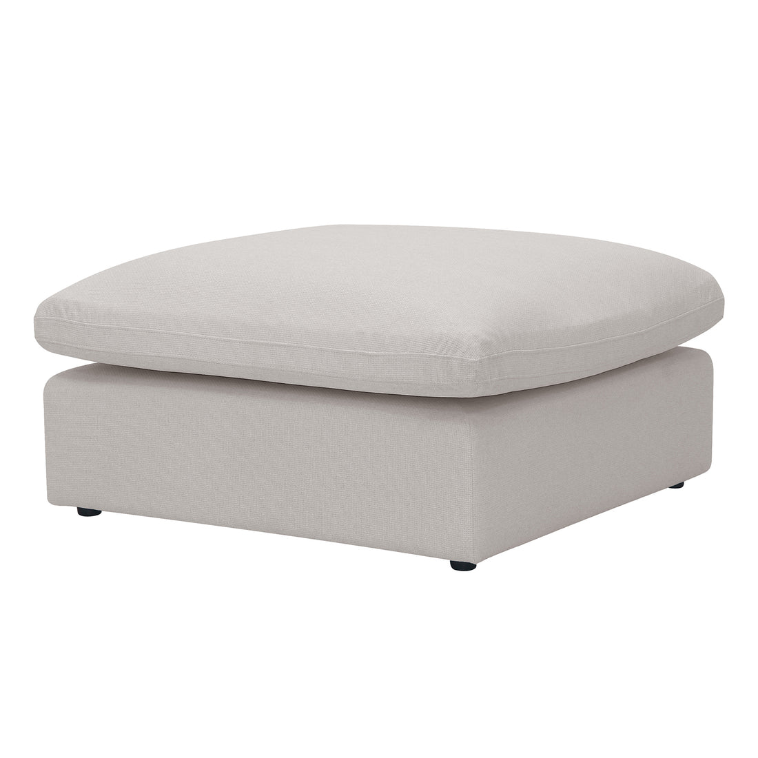 Millie 4-Seater Fabric Corner Chaise Sofa showcasing its plush, expansive design with deep seating and removable cushions, emphasizing comfort and modular versatility for modern living spaces.