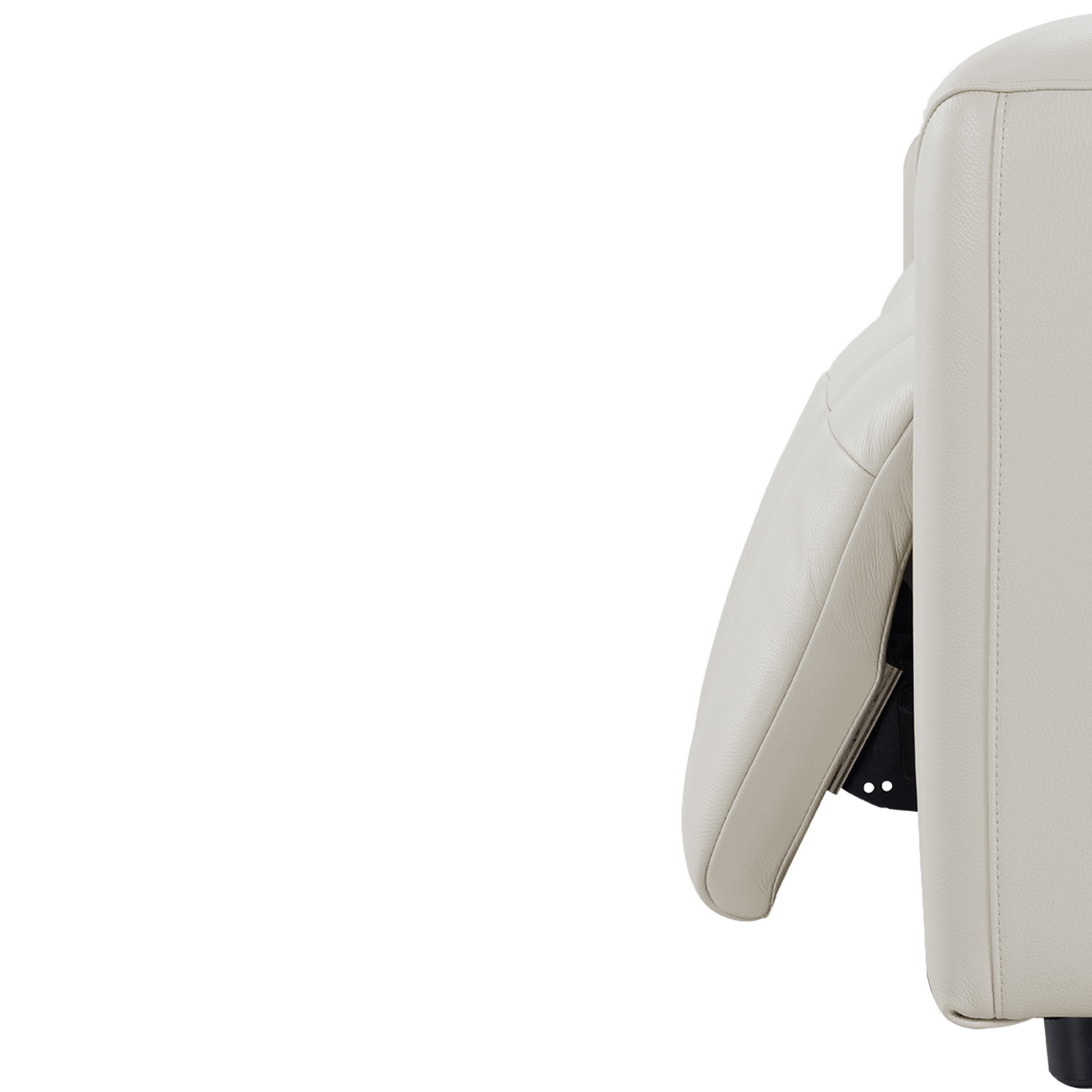 Monica 4-Seater Electric Recliner Sofa in Light Greige styled in a room setting