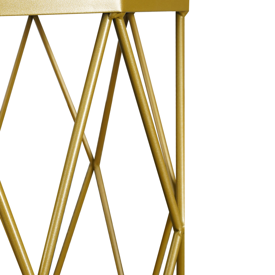 Paisley Velvet Round Stool - Brass