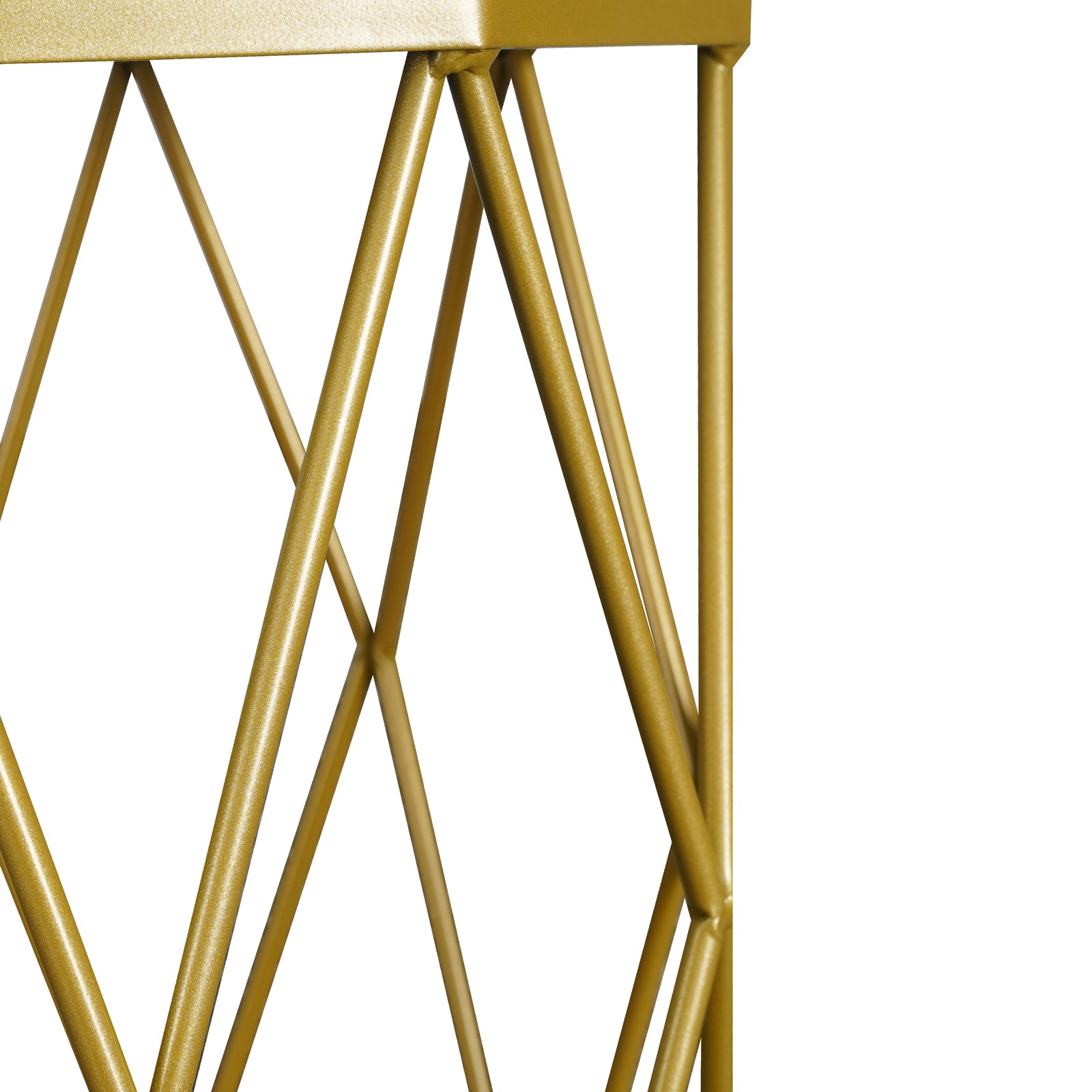 Paisley Velvet Round Stool - Brass