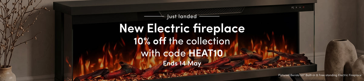 New Electric Fireplace. 10% off the collection with code HEAT10