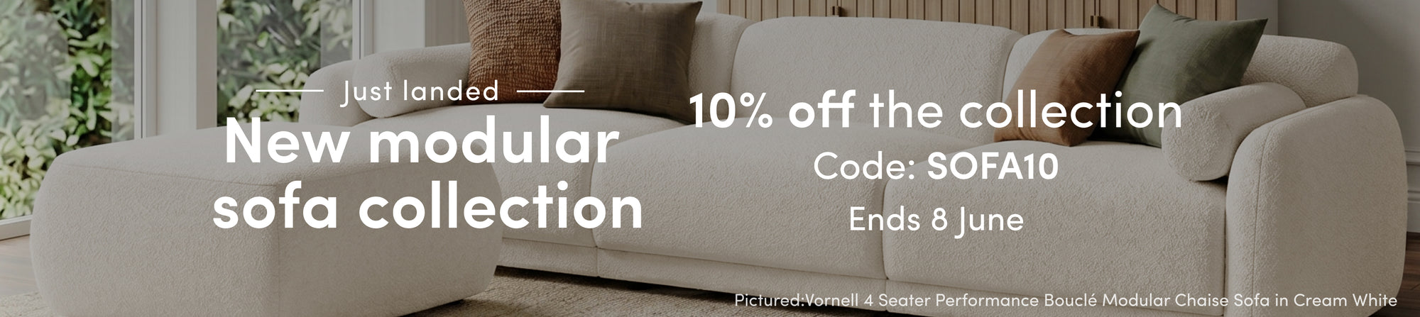 New modular sofa collection. 10% Off the collection with code: SOFA10