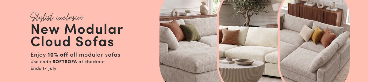Exclusive early access to our new Modular Cloud Sofas