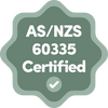 AS/NZS 60335 Certified