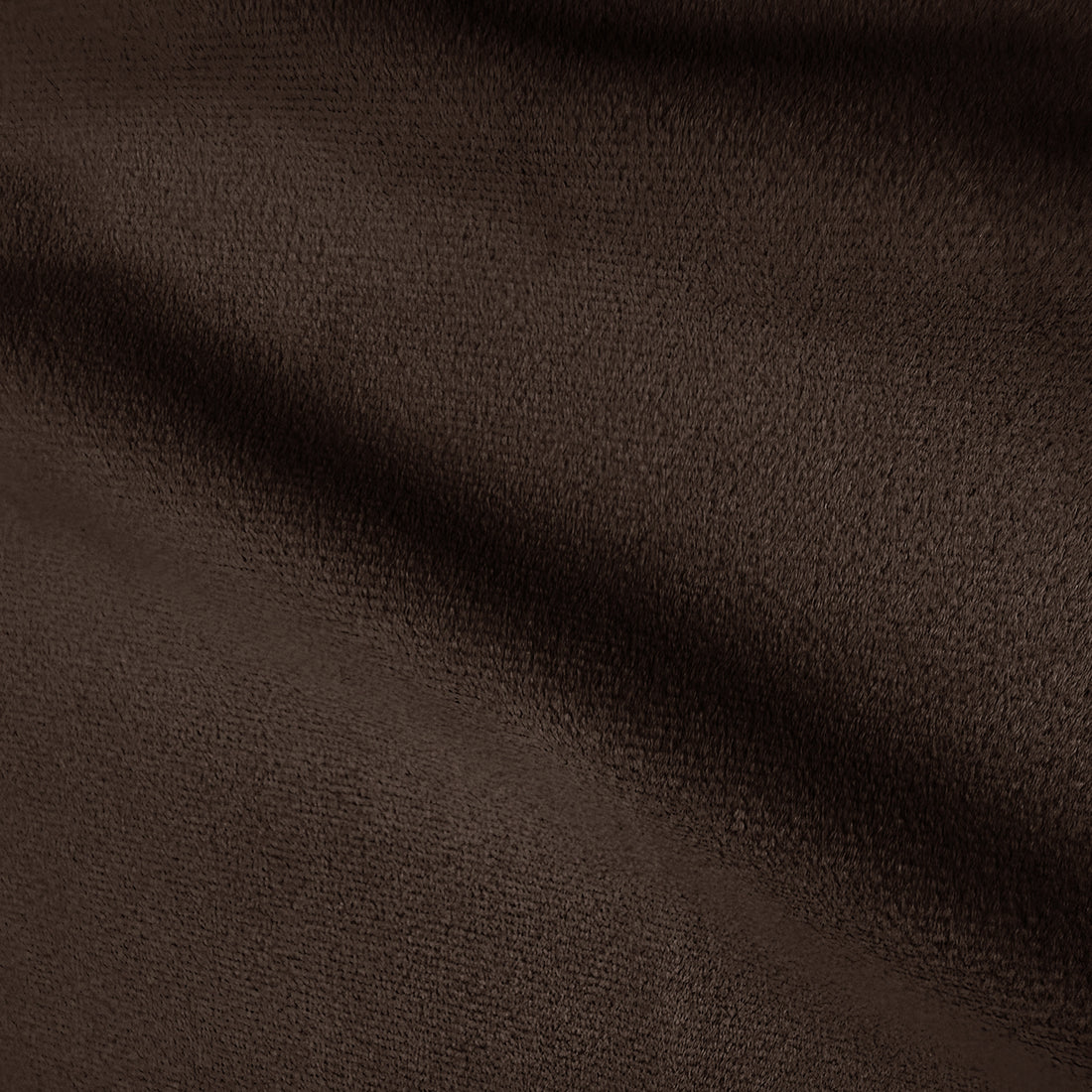 Close-up of dark brown fabric texture