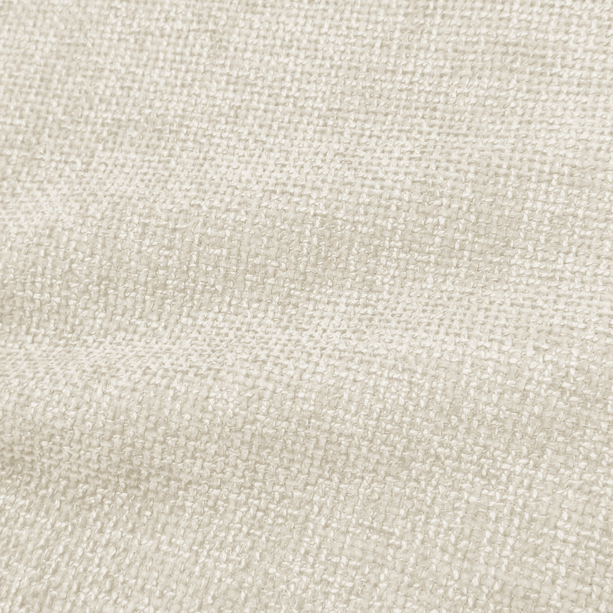 Close-up of cream woven upholstery fabric texture